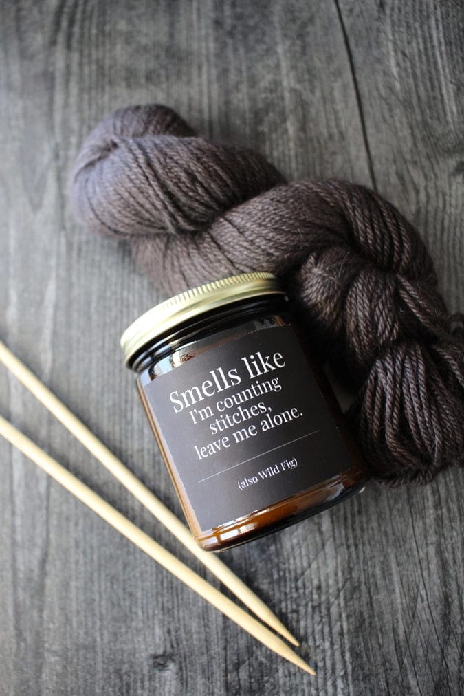 Hand-poured Coconut Soy Wax Candles For Knitters