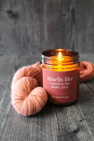 Hand-poured Coconut Soy Wax Candles For Knitters