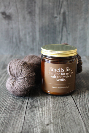 Hand-poured Coconut Soy Wax Candles For Knitters
