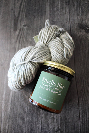 Hand-poured Coconut Soy Wax Candles For Knitters