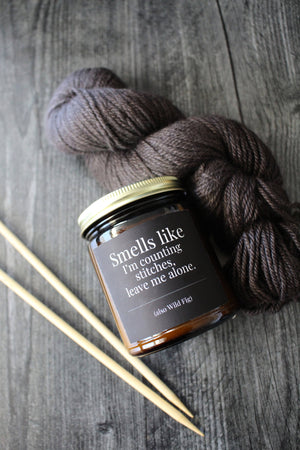 Hand-poured Coconut Soy Wax Candles For Knitters