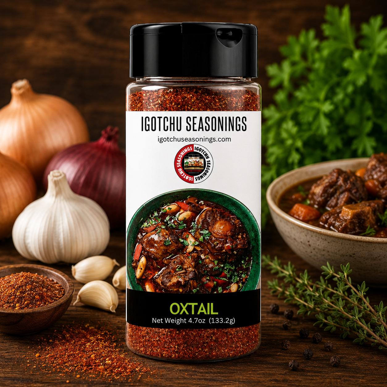Igotchu Oxtail seasoning by Igotchu Seasonings, Southern food gift main product photo