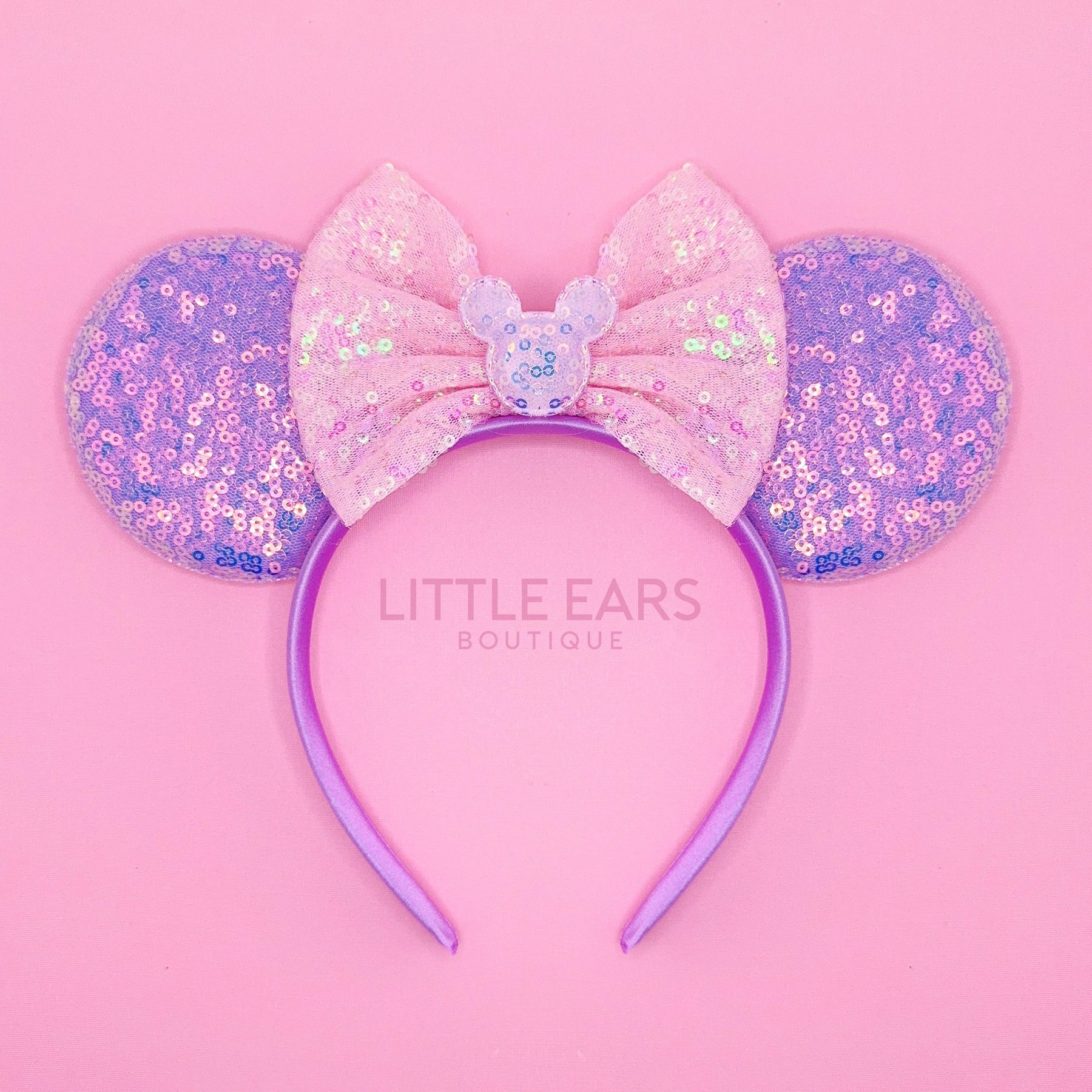 Pastel Purple & Pink Mickey Ears