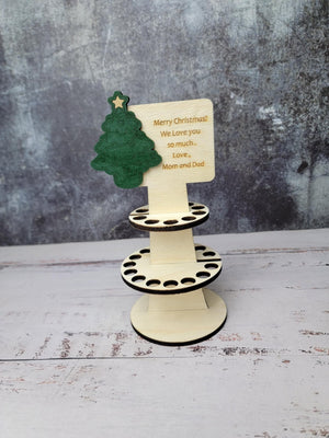 Personalized Tiered Christmas Money Cake