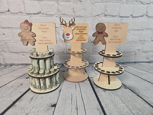 Personalized Tiered Christmas Money Cake