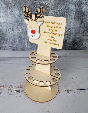 Personalized Tiered Christmas Money Cake