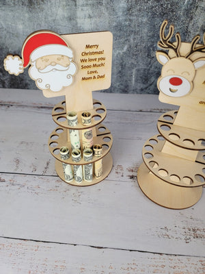 Personalized Tiered Christmas Money Cake
