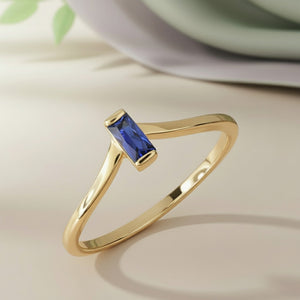 Noelle Ring - Blue Sapphire by Ke Bella, additional product image 5