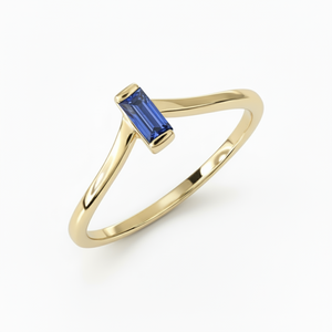 Noelle Ring - Blue Sapphire by Ke Bella, additional product image 3