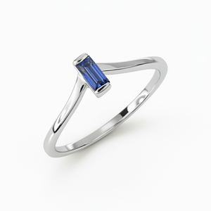 Noelle Ring - Blue Sapphire by Ke Bella, additional product image 2