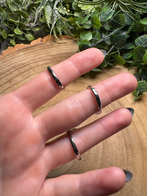 Pink Glass Ring Adjustable