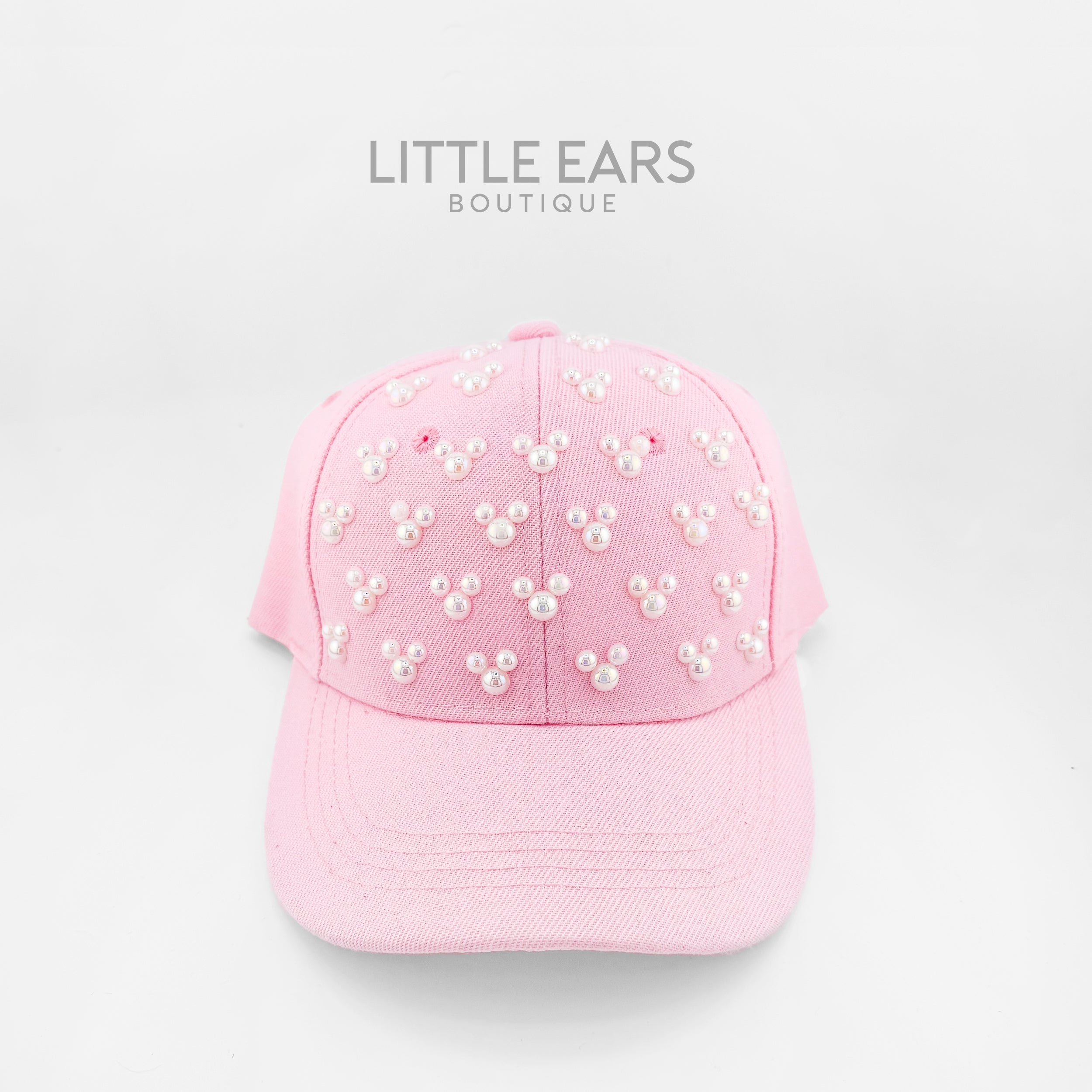 Pink pearl theme park hat by Little Ears Boutique