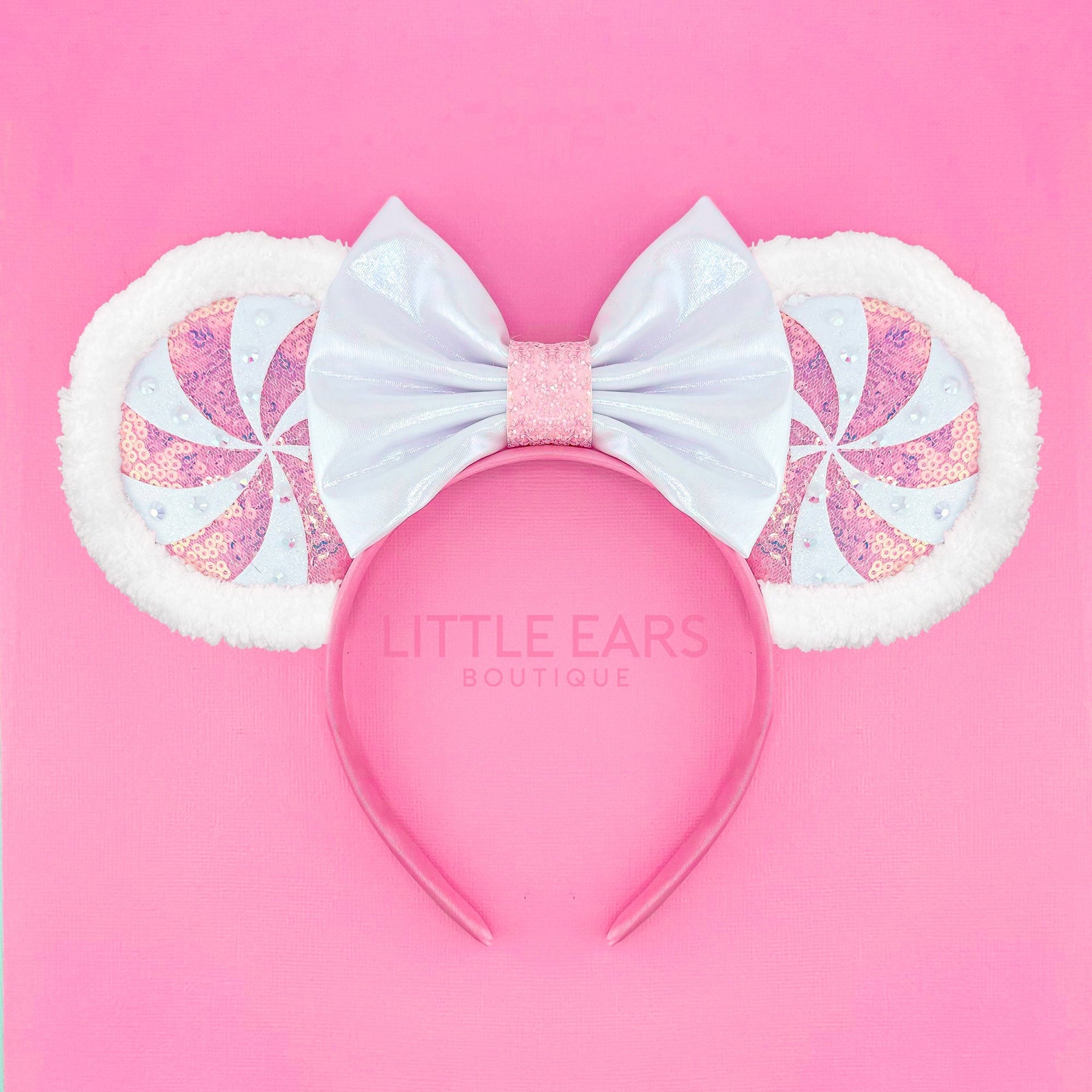 Pink Candycane Ears by Little Ears Boutique, Southern food gift main product photo