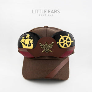 Pirates Leather Mickey Hat