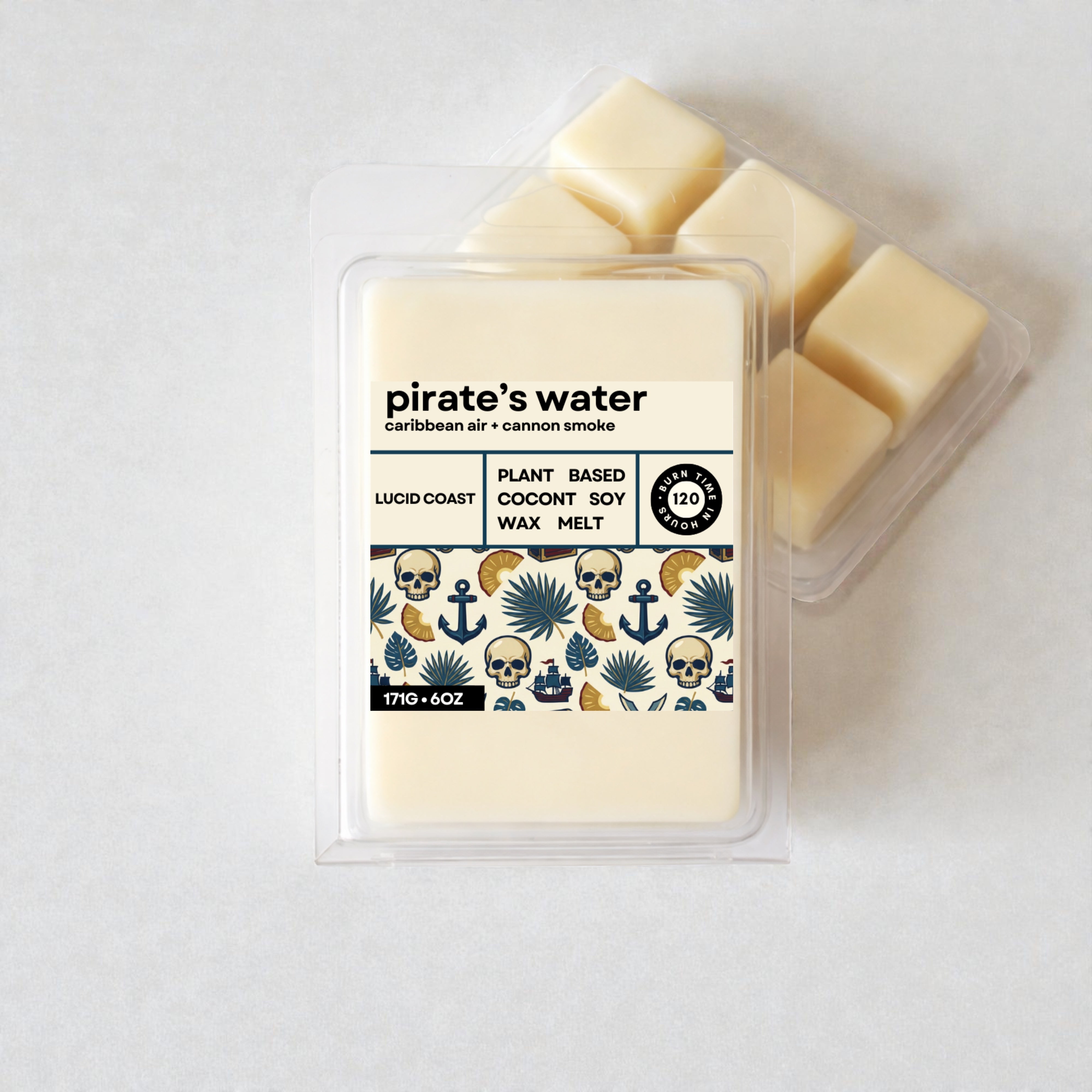 Pirate's Water Wax Melt by Lucid Coast Co. product image 2