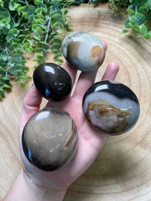 Polychrome Jasper Palm Stone
