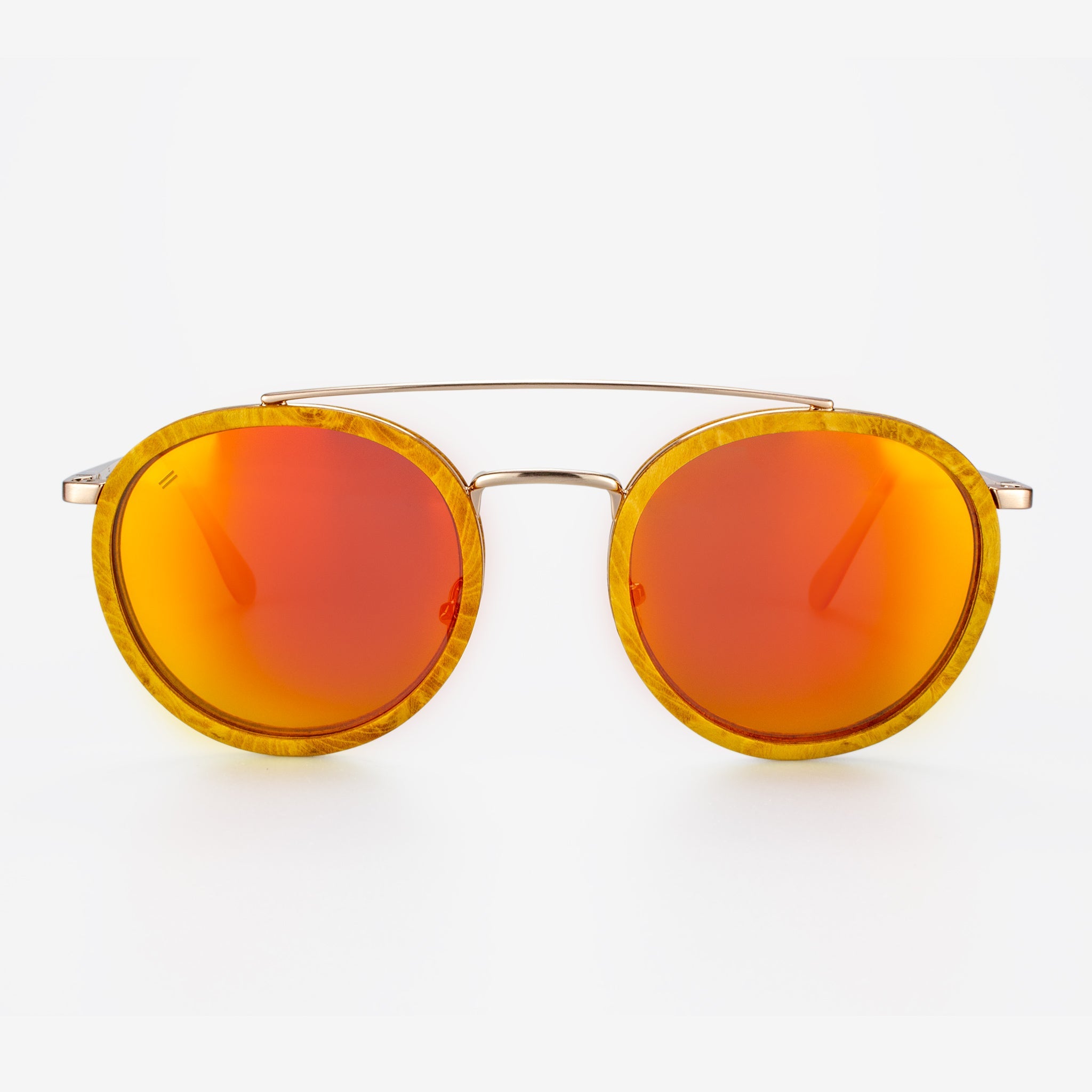 Ponce - Metal & Wood Sunglasses