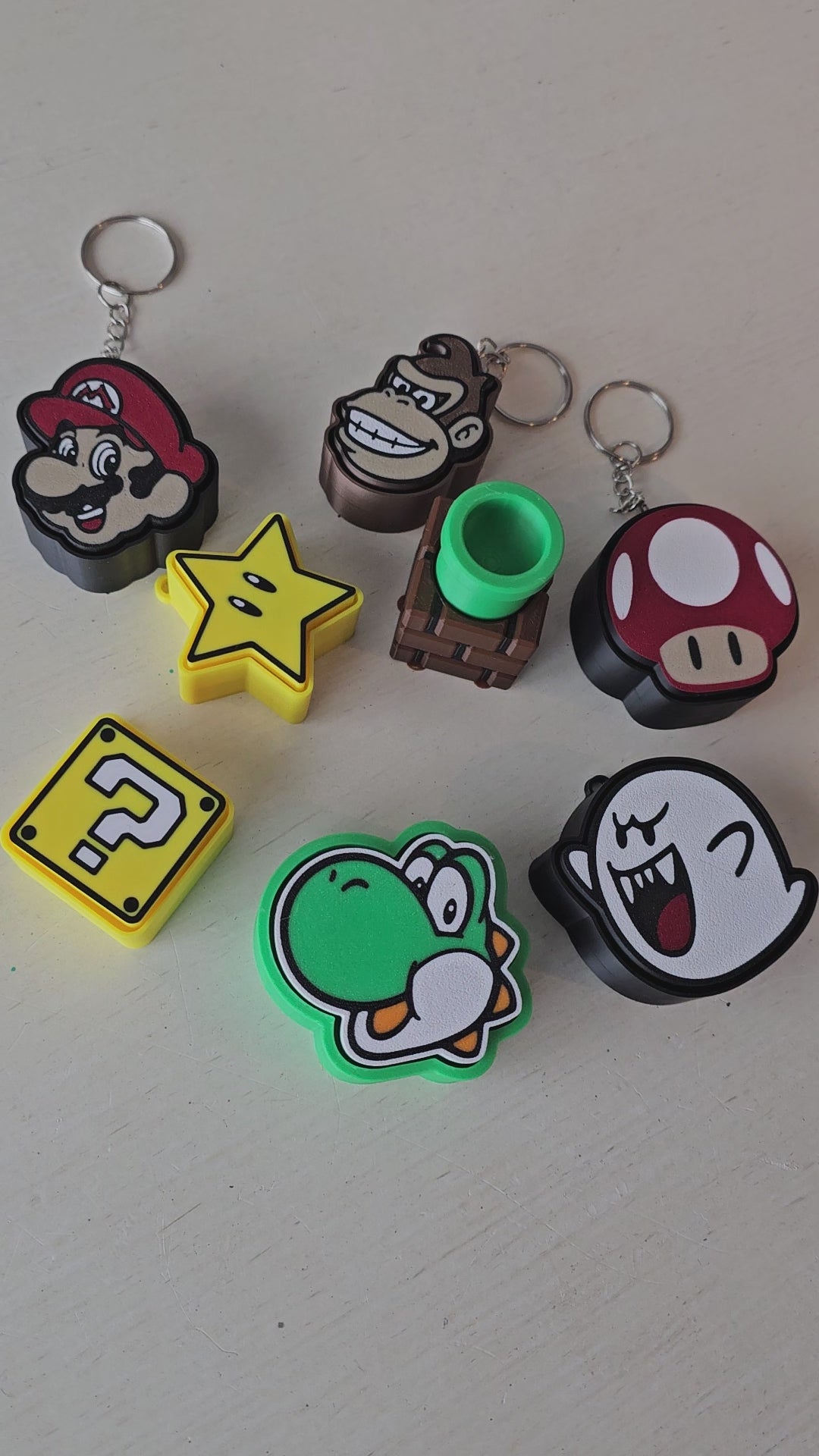 The Tween Space Retro Gamer Fidget Clicker Set — Game-Inspired Clickers | 3D Printed by The Tween Space, paper gift detail photo 3