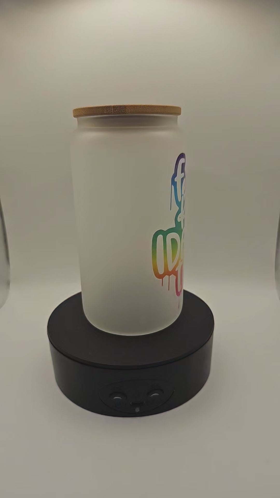 16 oz Frosted "IDGAF"