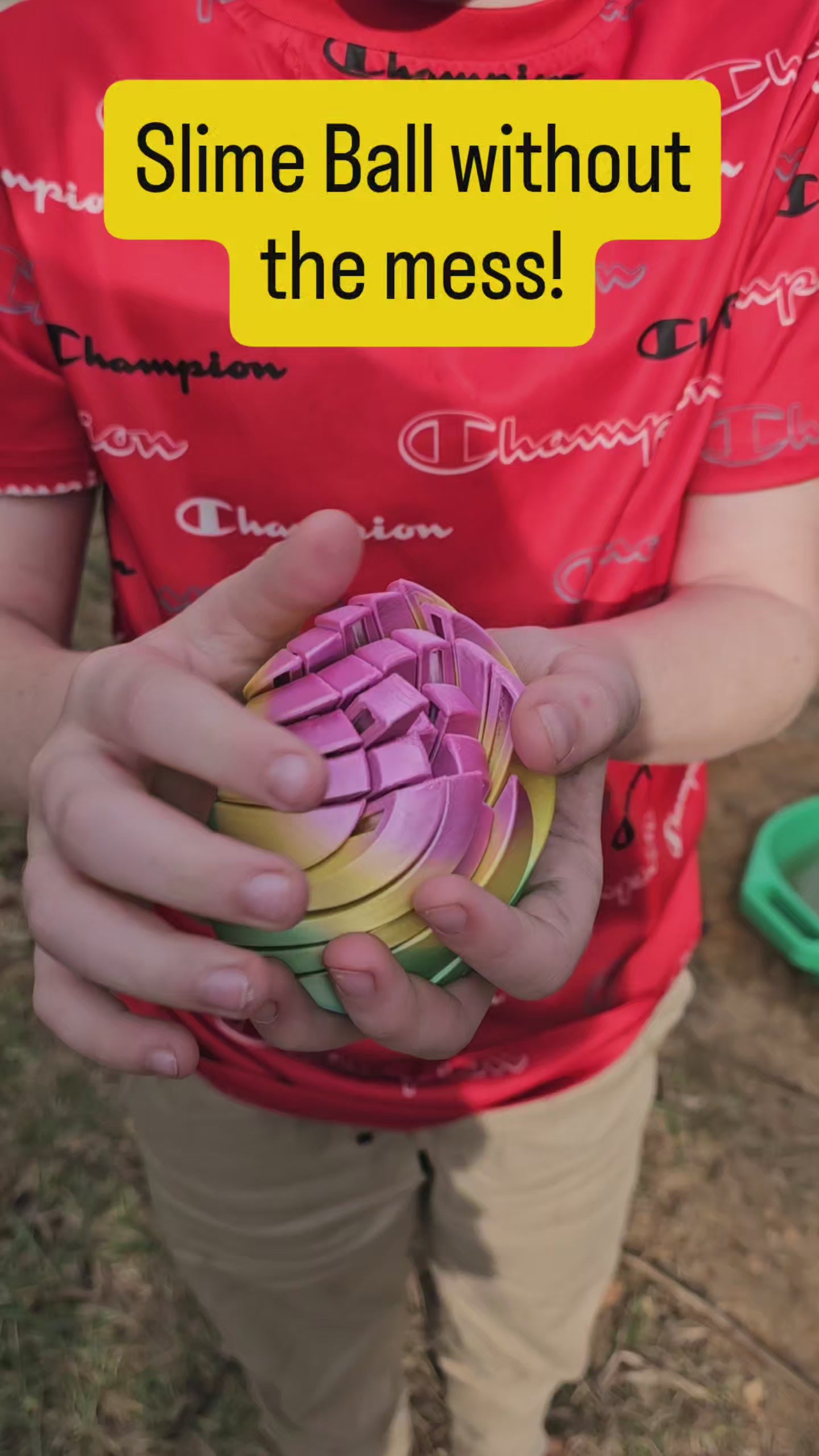 No-Mess Slime Ball Fidget – Color-Shifting Viral Sensory Sphere | ADHD Stress Relief Toy
