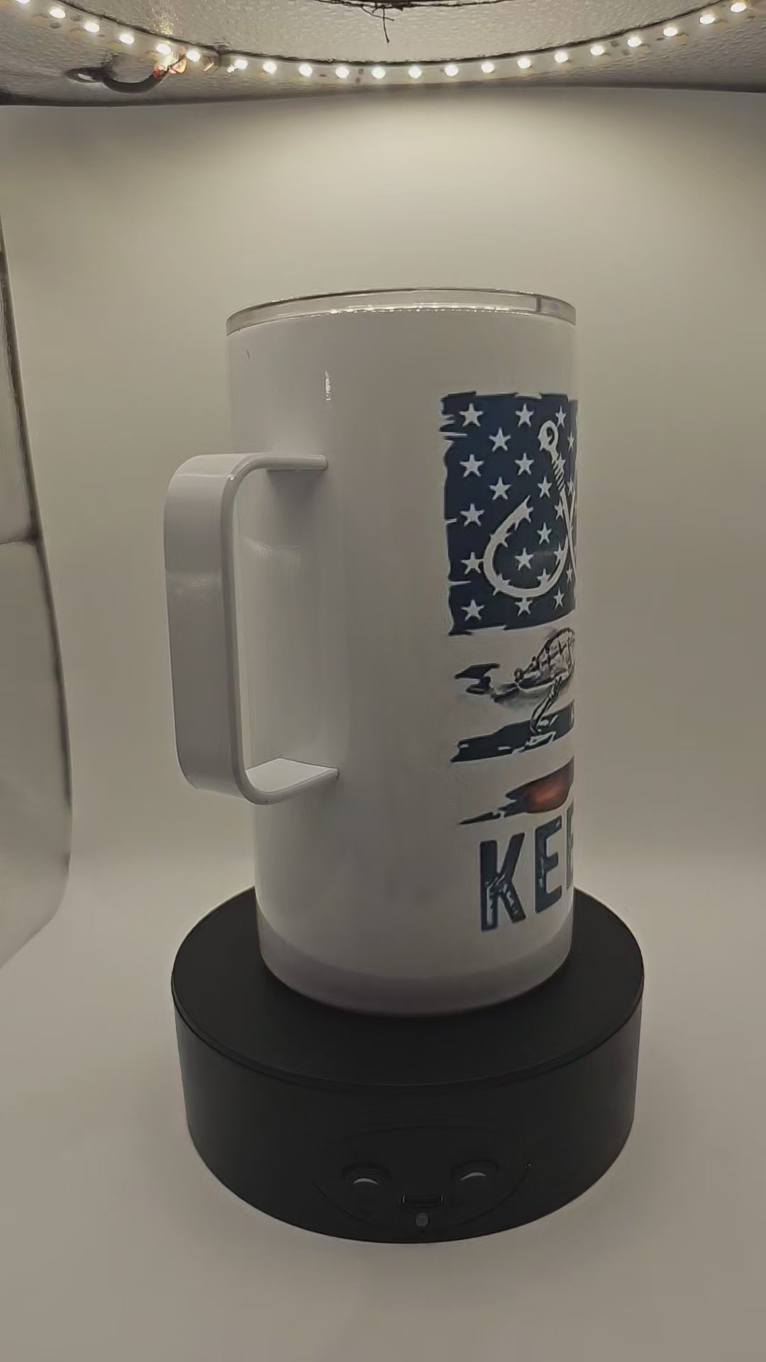 20 oz coffee tumbler "Fishing"
