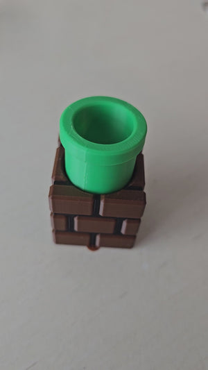 The Tween Space Retro Pipe Fidget Clicker — Single Clicker | 3D Printed