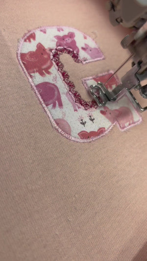 Hog Heaven Pig Lover Appliqué & Embroidered Shirt