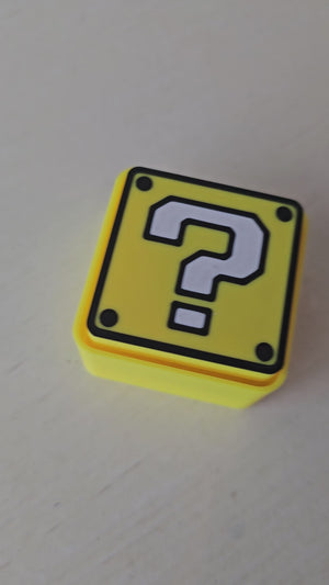 The Tween Space Retro Mystery Block Fidget Clicker Keychain | 3D Printed