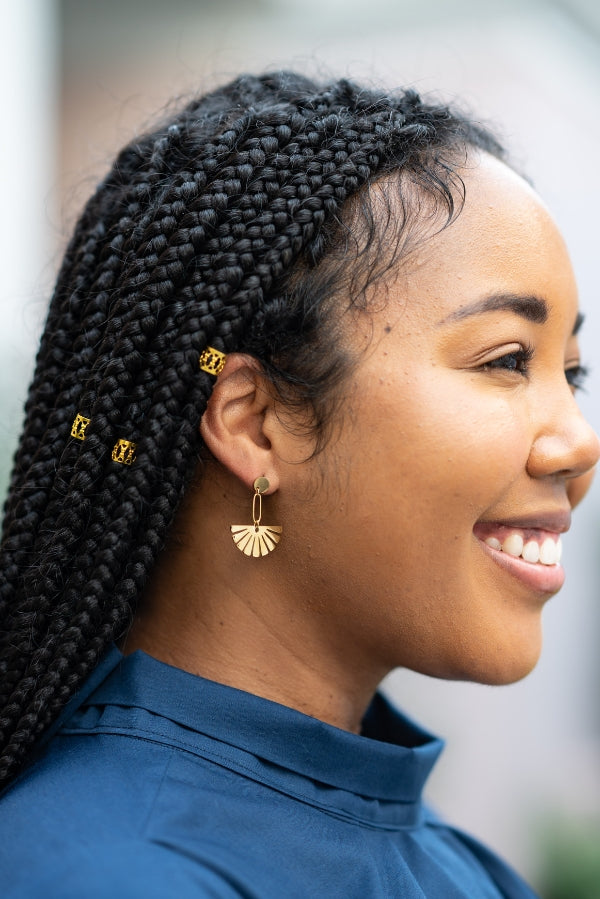 The Bedons Earring detail view by The Tiny Tassel
