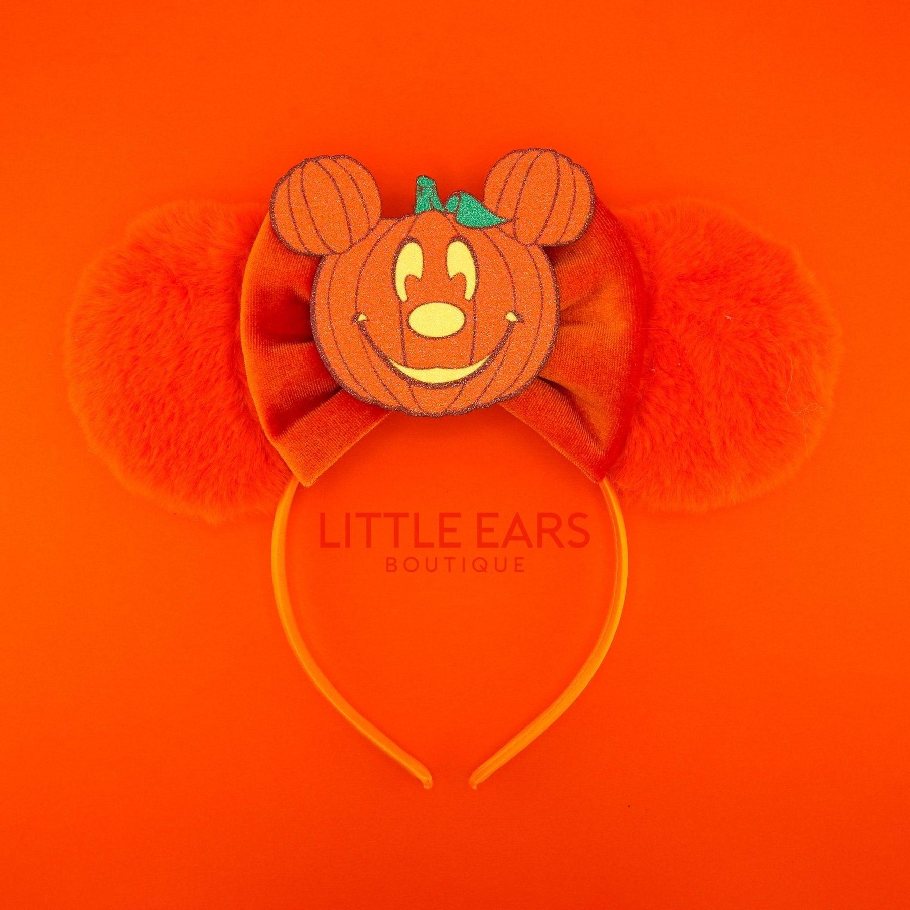 Pumpkin Fur Halloween Ears