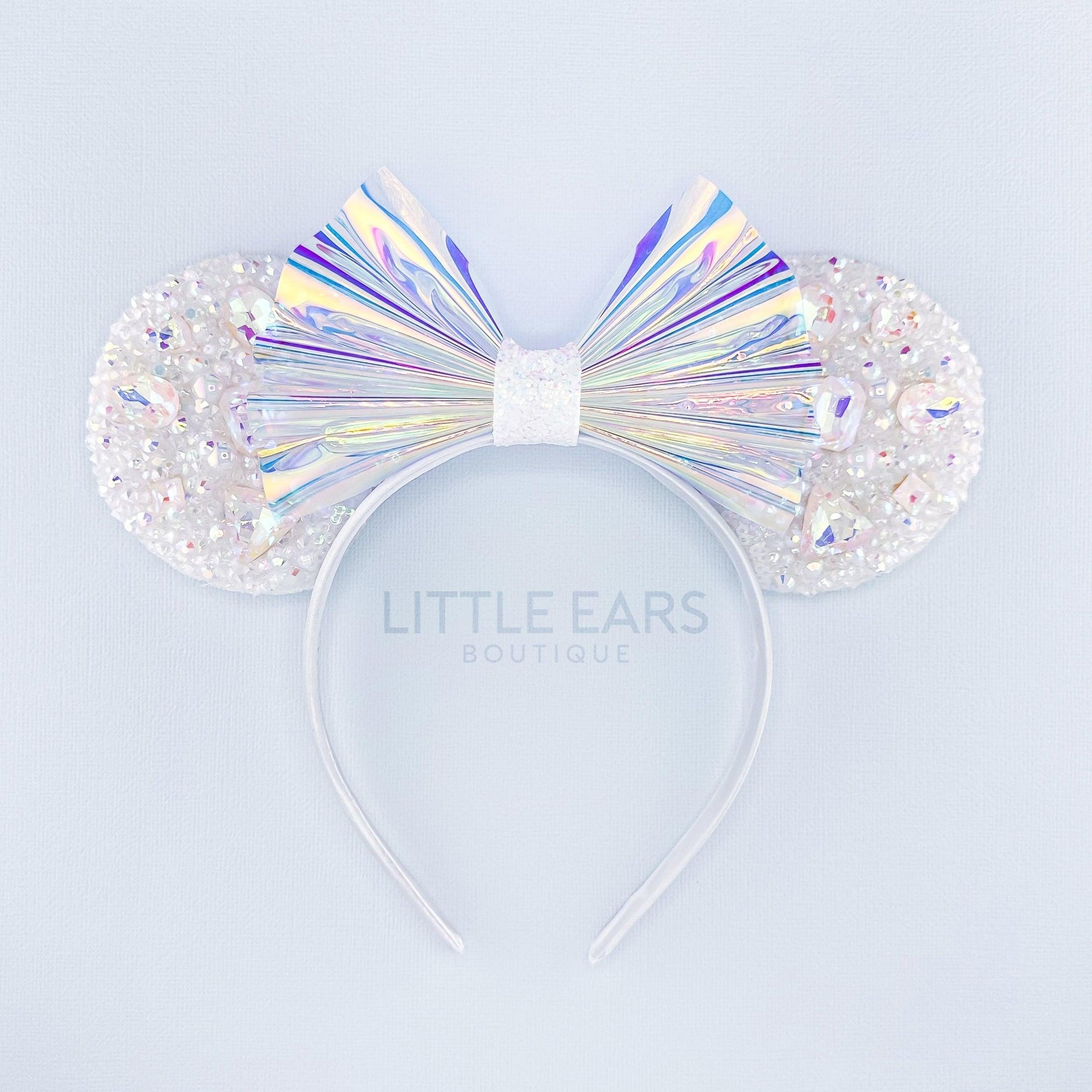 Purple Iridescent Sparkle Mickey Ears