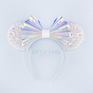Purple Iridescent Sparkle Mickey Ears