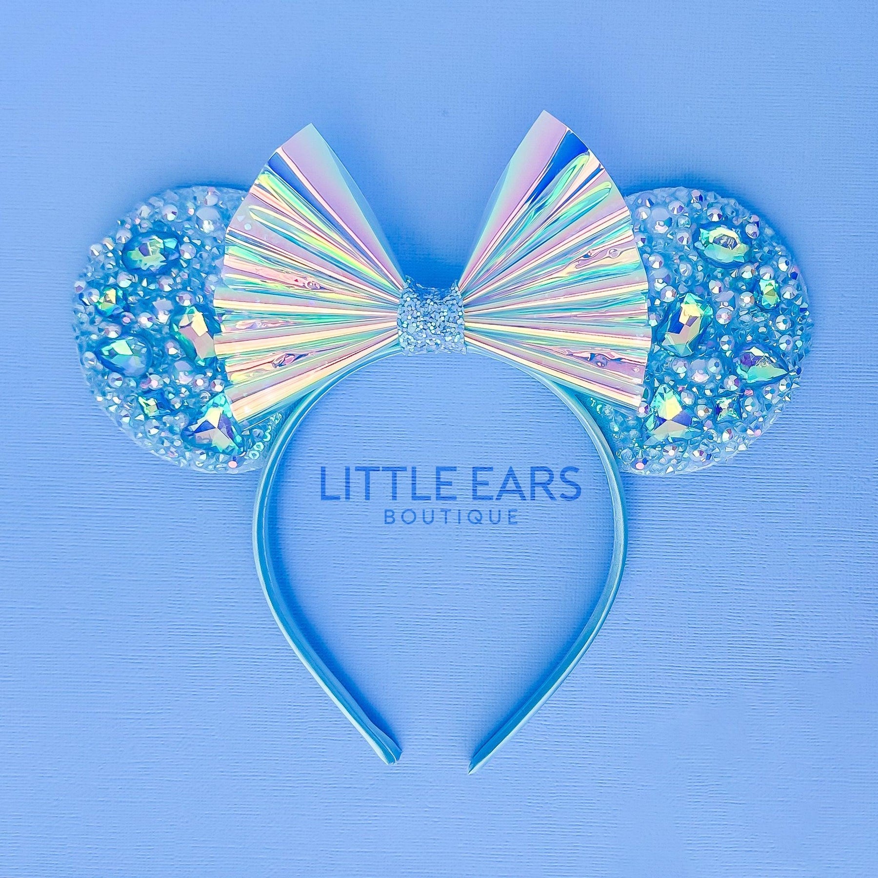 Purple Iridescent Sparkle Mickey Ears