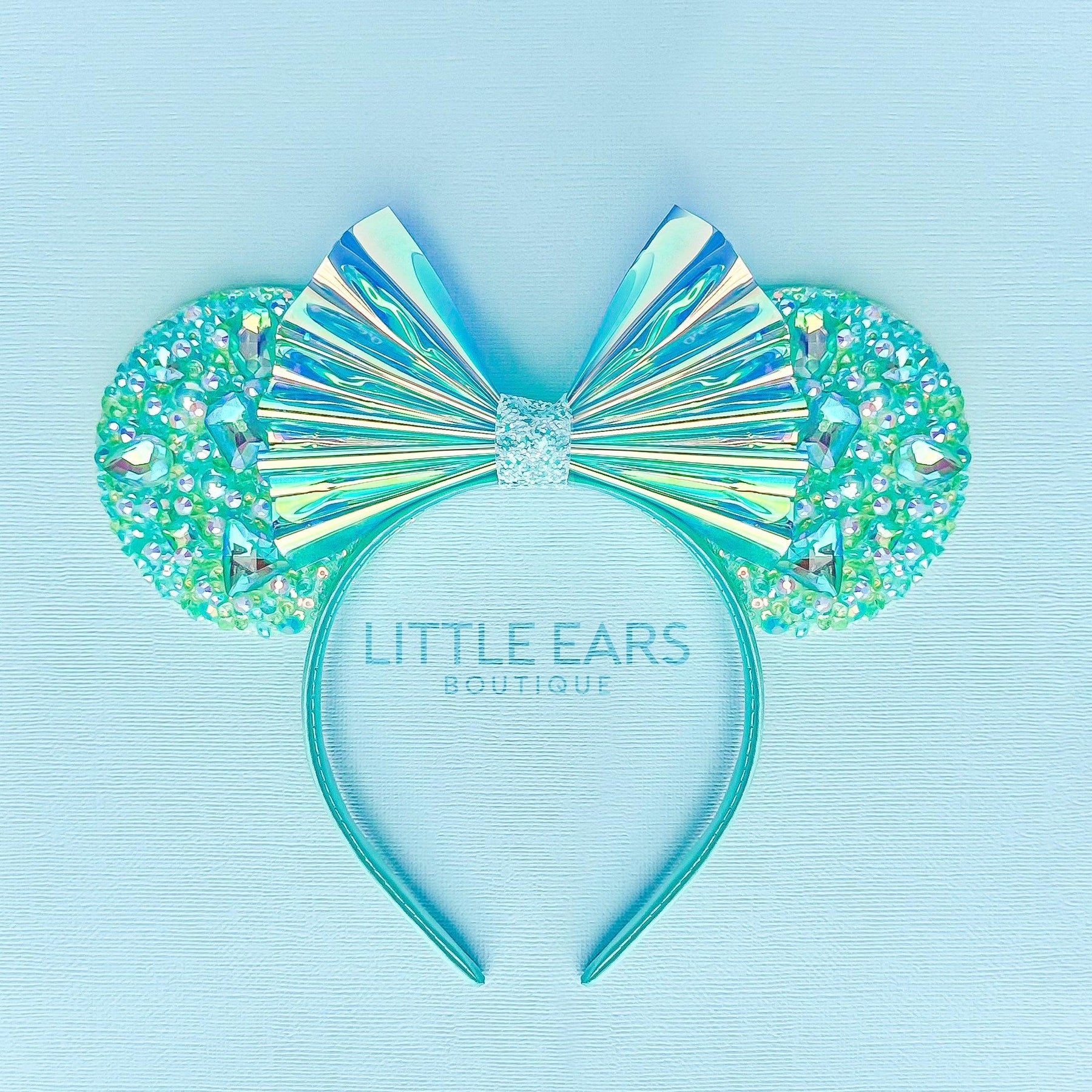 Purple Iridescent Sparkle Mickey Ears