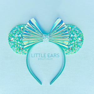 Purple Iridescent Sparkle Mickey Ears