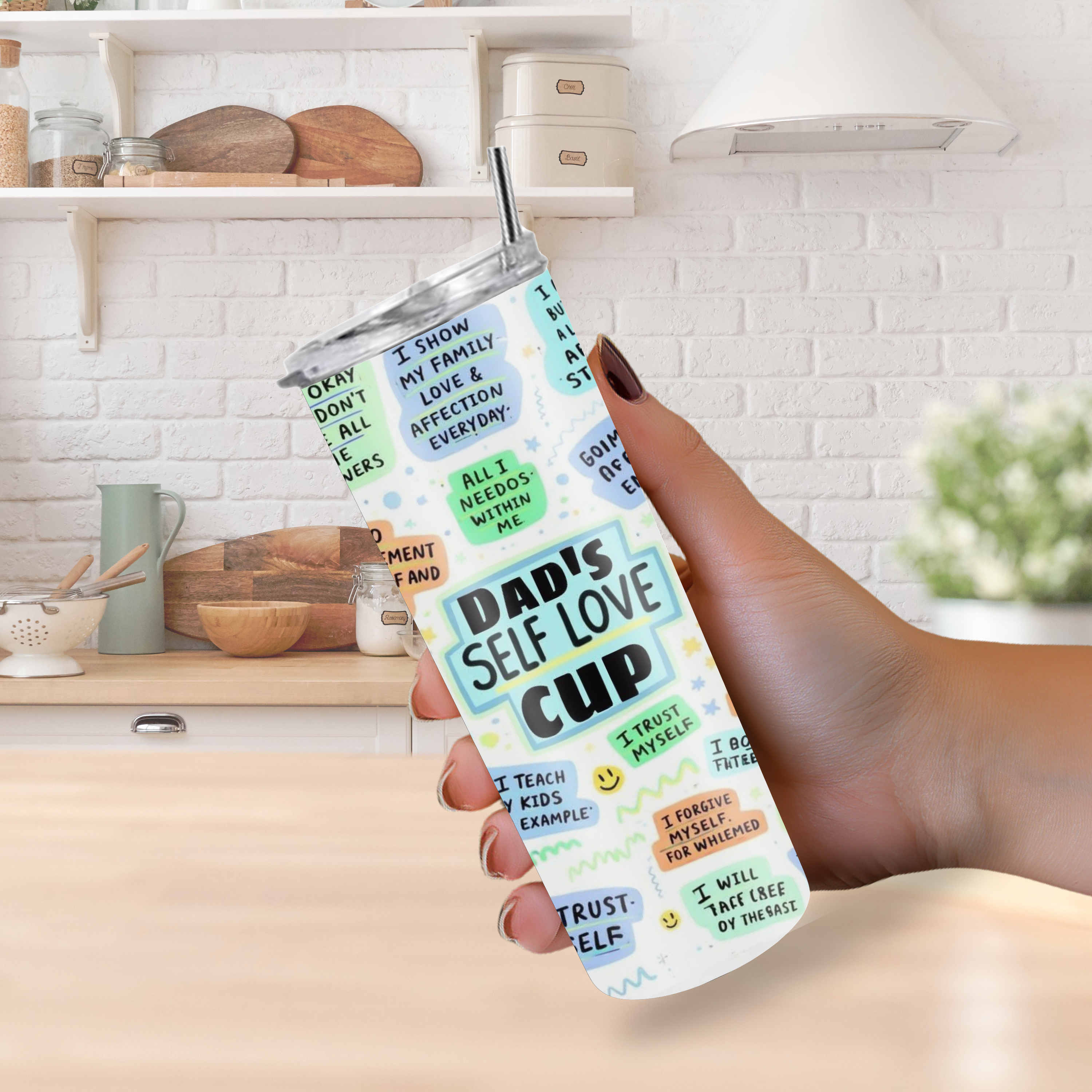 "Dad Self Love Cup" 20oz Tumbler