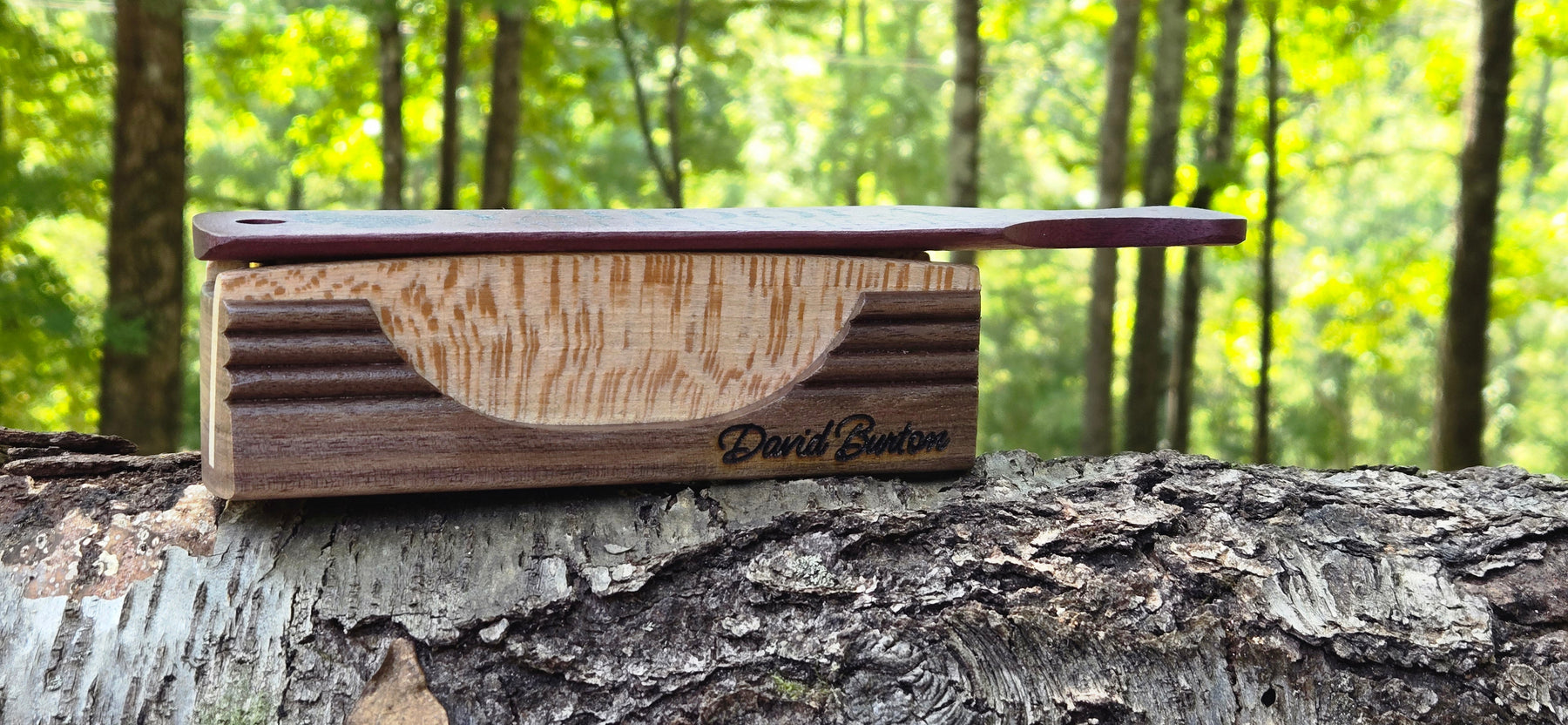 6 Inch Purple Heart Box Call by Yahoola Creek Bottoms, game call detail photo 6