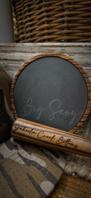 Big Sexy Zebrawood Slate Pot Call by Yahoola Creek Bottoms, game call main product photo
