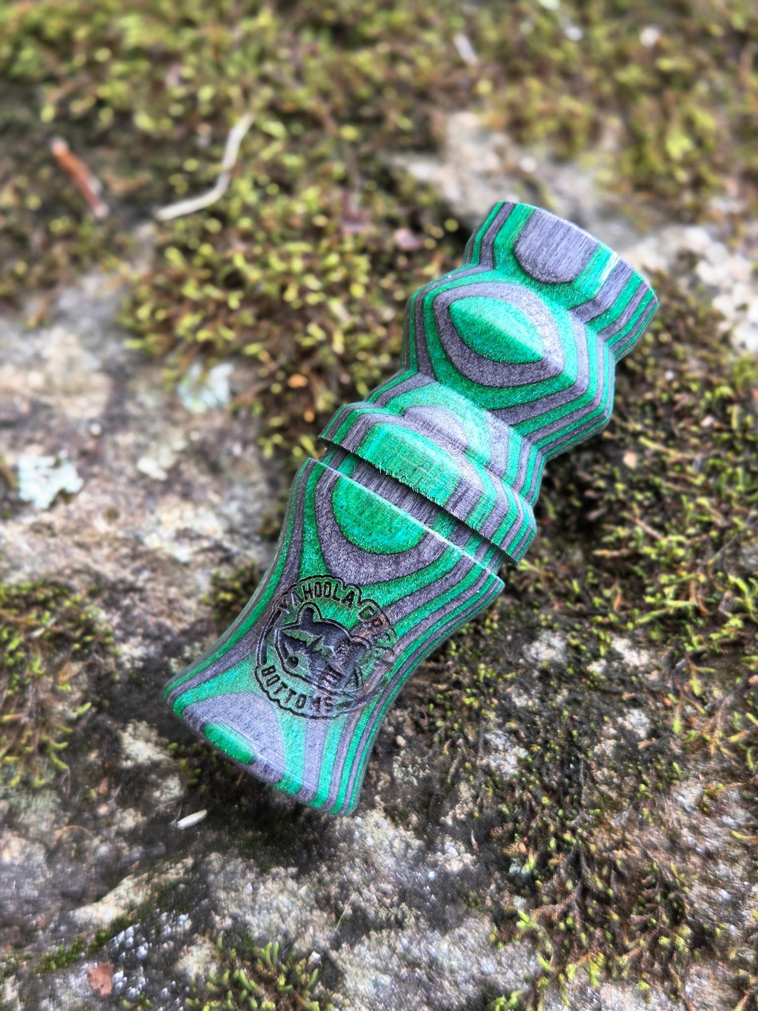 YCB Mini Coon Squaller in Green and Gray by Yahoola Creek Bottoms, game call main product photo
