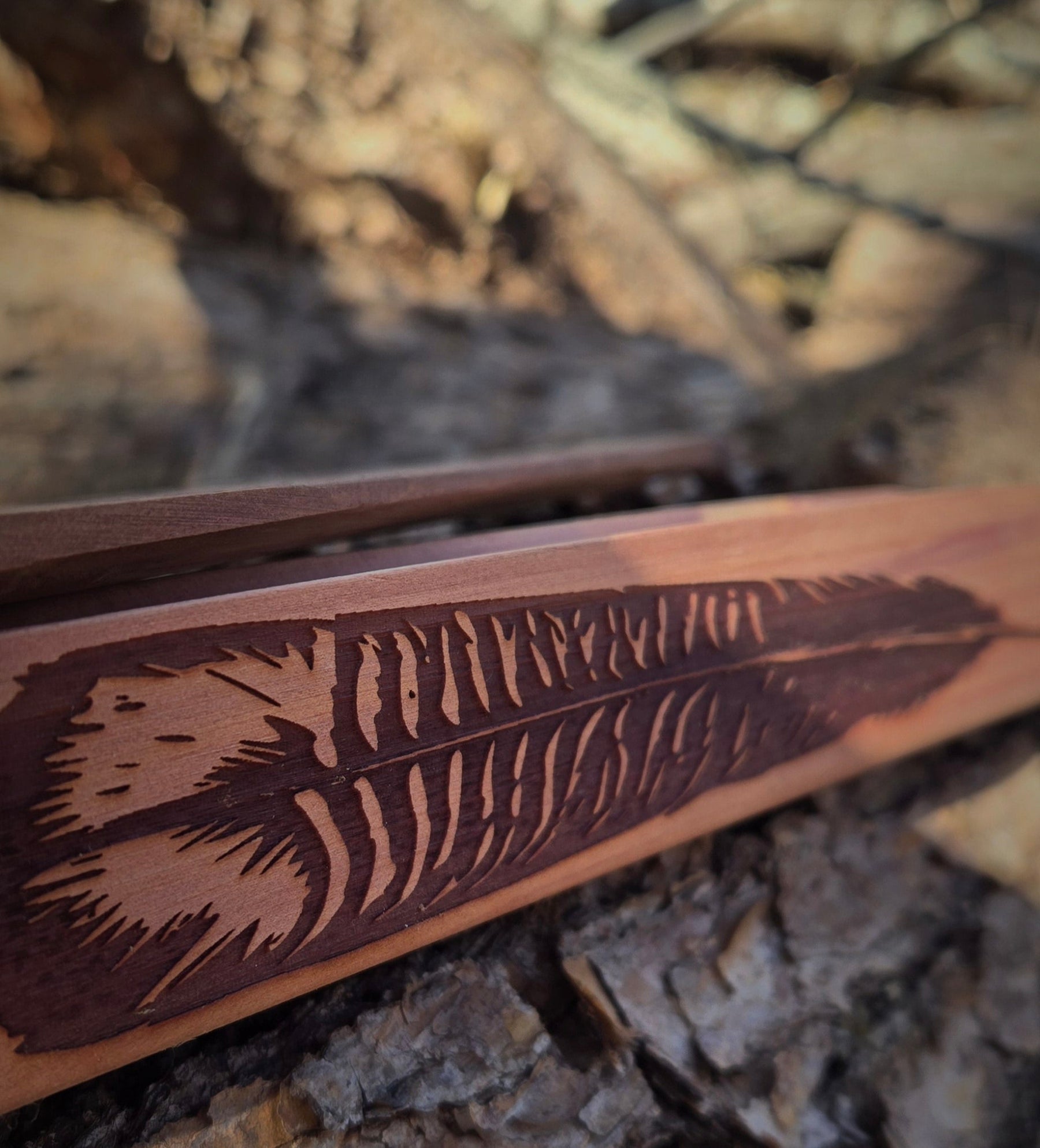 Yahoola Creek Bottoms Cedar Long Box Call by Yahoola Creek Bottoms, game call detail photo 2