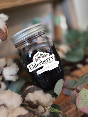Yahoola Creek Bottoms Elderberry Syrup by Yahoola Creek Bottoms, Southern food gift main product photo
