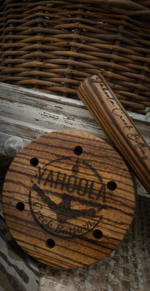Big Sexy Zebrawood Slate Pot Call by Yahoola Creek Bottoms, game call detail photo 2