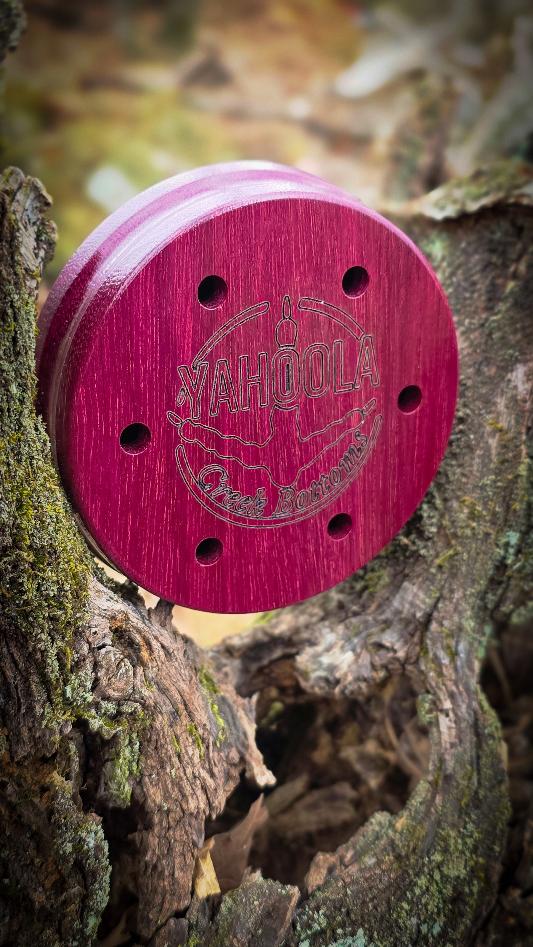 Purple Heart Creek Bottom Copper Pot Call by Yahoola Creek Bottoms, game call detail photo 3