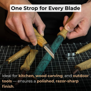 Round Leather Strop For Knife Sharpening