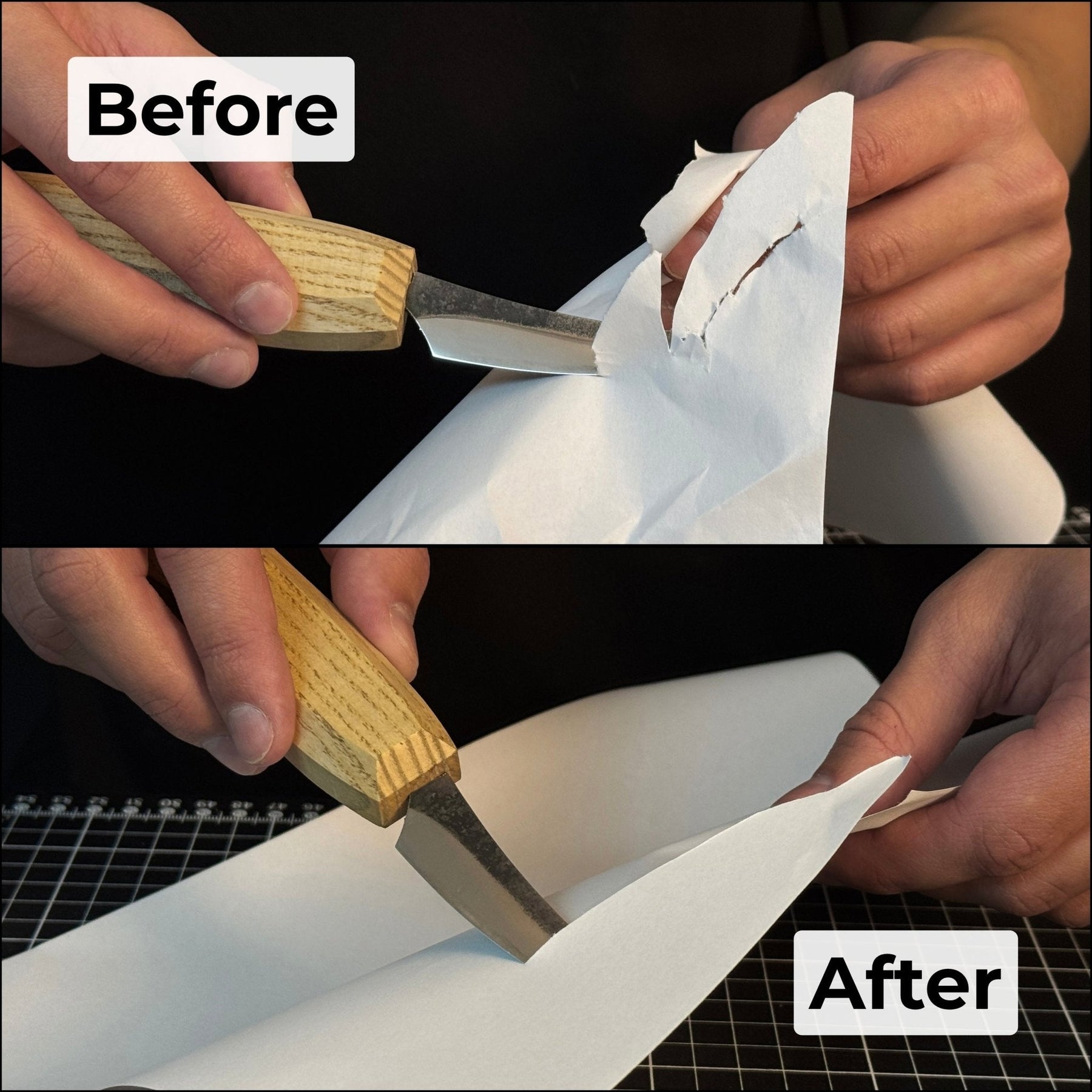 Round Leather Strop For Knife Sharpening
