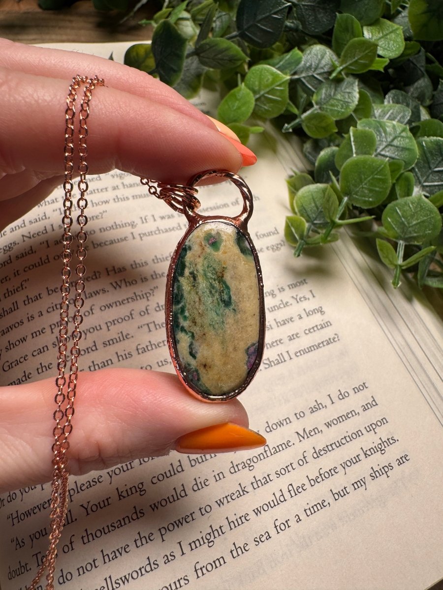 Ruby Fuchsite Necklace