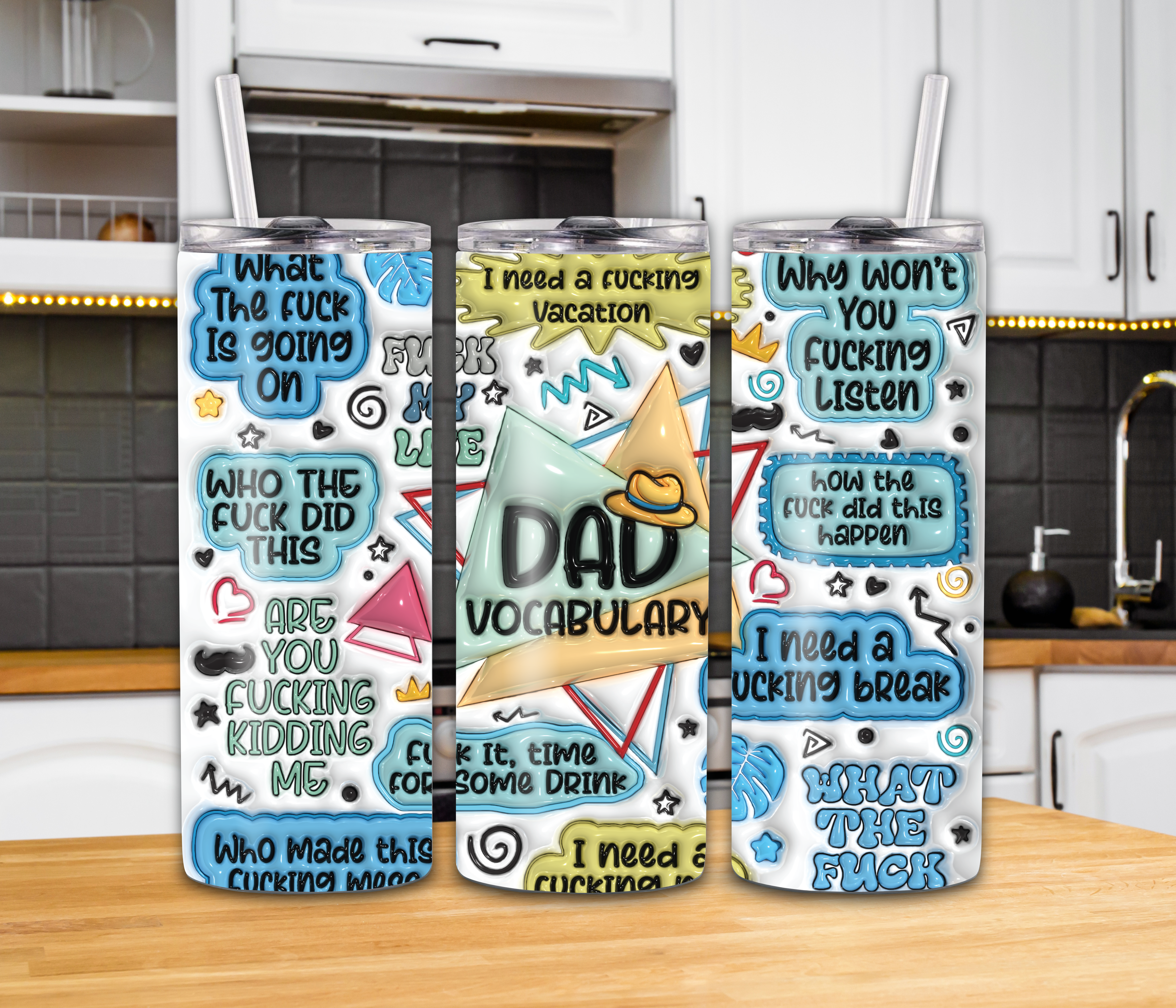 "Dad Vocabulary" 20oz Tumbler