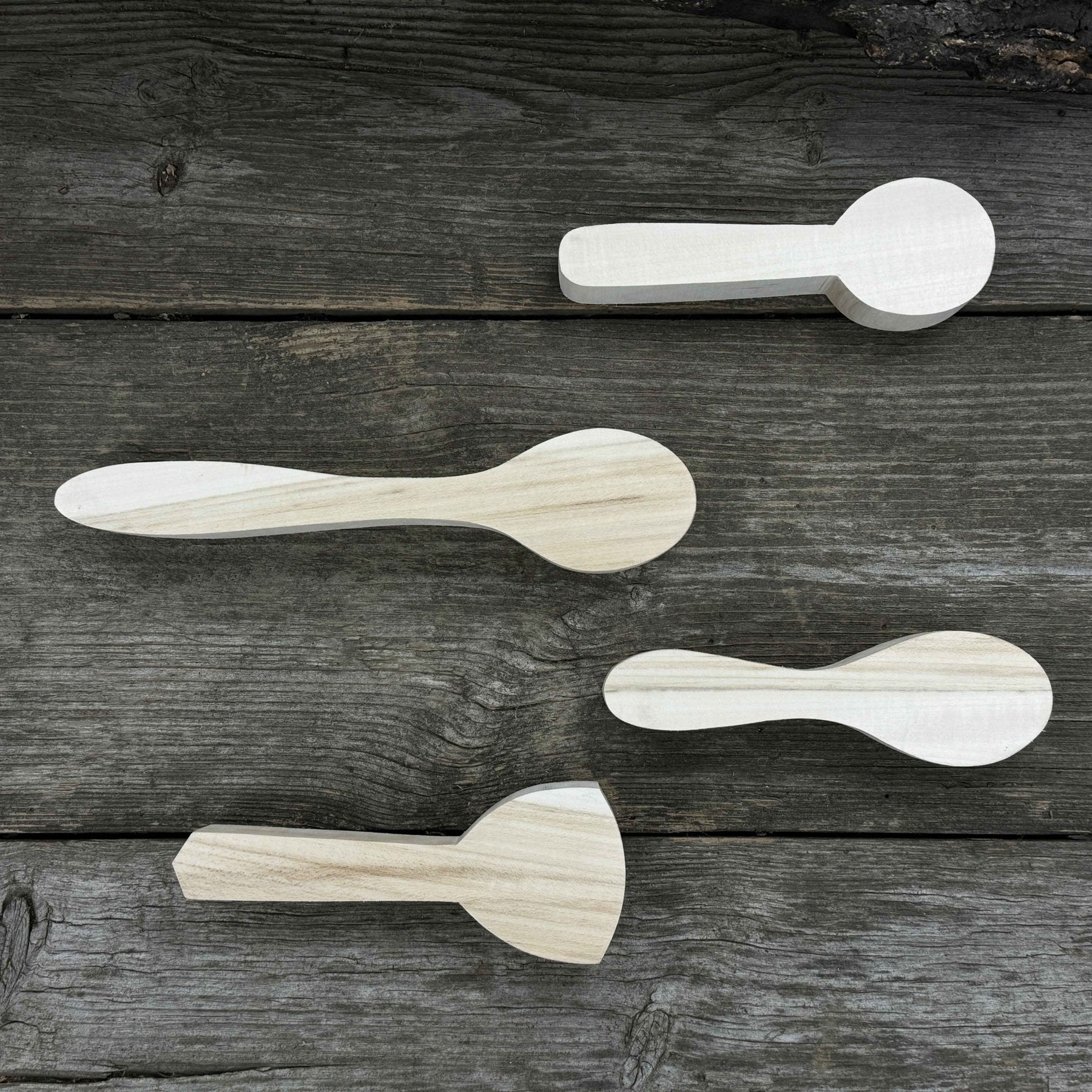 Set of 12 Linden Wood Spoon Carving Blanks