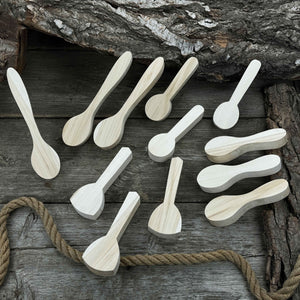 Set of 12 Linden Wood Spoon Carving Blanks