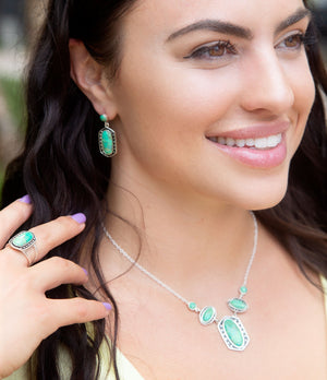 Shielded Blue Turquoise and Sterling Silver Ring